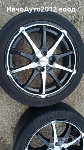 Алуминиеви джанти 17 4 х100 fiat honda Toyota , снимка 5 - Гуми и джанти - 53987070