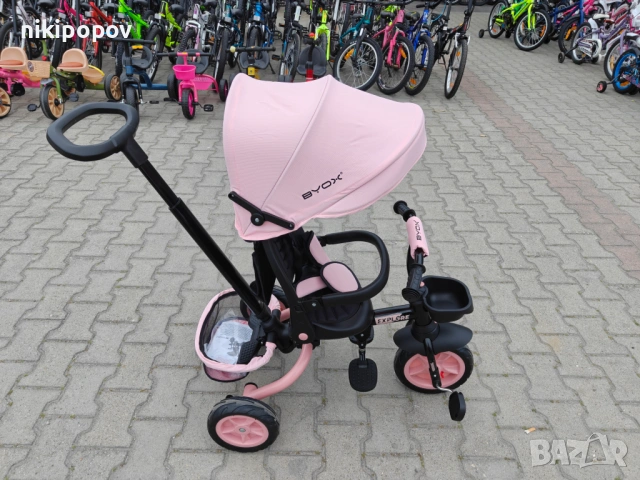 BYOX Детска триколка EXPLORE розов, снимка 3 - Други - 54493752