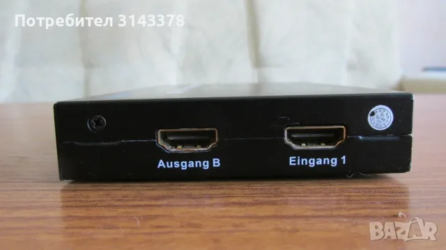 HDMI превключвател межу 4 входа и 2 изхода , снимка 5 - Кабели и адаптери - 55564122