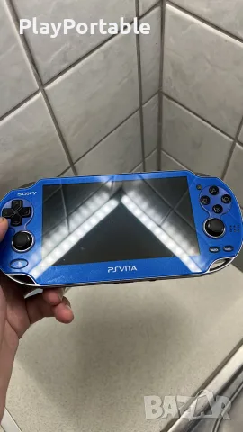 Modded PS Vita PCH-1100 Sapphire Blue 128GB 150+ games, снимка 3 - PlayStation конзоли - 55545765