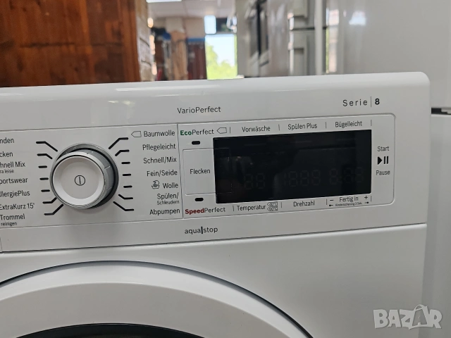 Пералня Бош Bosch Serie 8 A +++ 9кг Made in Germany с 2 години гаранция! , снимка 3 - Перални - 55005480