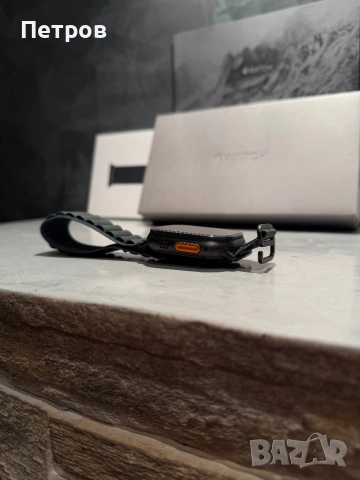 100% battery! Гаранция!  Apple Watch Ultra 2  Black Titanium Green 49 mm, снимка 5 - Смарт гривни - 54445163