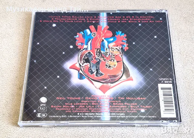 Компакт Дискове - Поп Рок: Neil Young – Trans, снимка 2 - CD дискове - 55500104