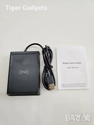 USB Smart Card Reader с NFC – четец за смарт карти, лични карти и SIM карти, снимка 9 - Друга електроника - 54883144