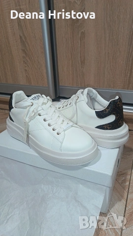 Оригинални Guess Elbina - Естествена кожа, номер 38, снимка 2 - Маратонки - 54058422