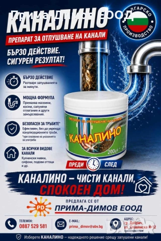 АНТИКАЛЦ-Препарат за премахване на варовик, снимка 3 - Други стоки за дома - 18162619