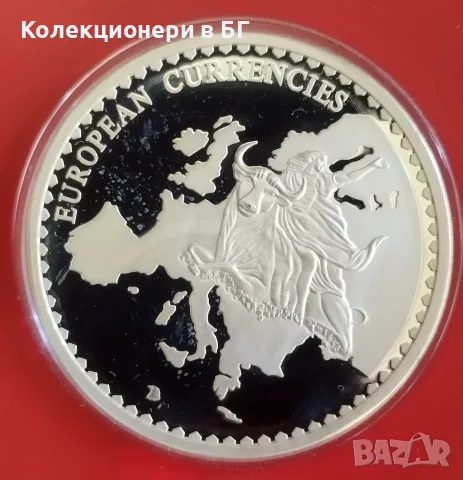 1/2 ФРАНК 1977 ГОДИНА  В КРАСИВ ПОСРЕРЕБРЕН ПЛАКЕТ - ФРАНЦИЯ, снимка 3 - Нумизматика и бонистика - 55655392
