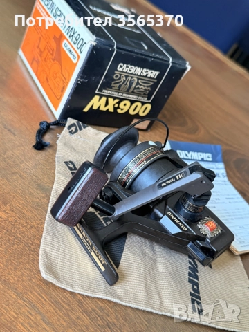 Неупотребявана колекционерска макара Olympic MX-900 Carbon Spirit, снимка 7 - Макари - 55511041