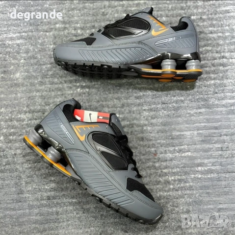 👟Nike Shox Enigma-Цвят Сиво и Оранджево  40 41 42 43 44 45 , снимка 3 - Маратонки - 54756664