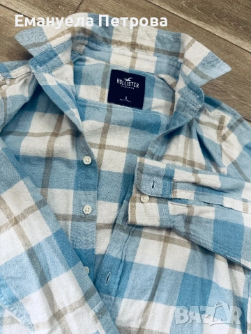 Мъжка риза HOLLISTER, снимка 2 - Ризи - 54576498