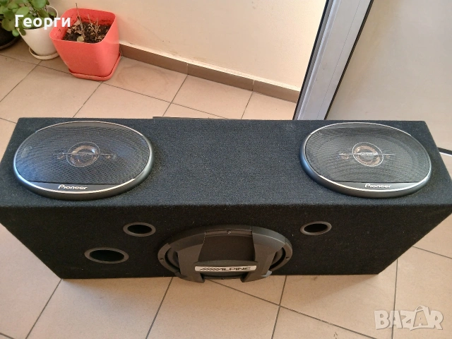 Бас каса по поръчка Alpine + елипси Pioneer + усилвател Thunder – готов комплект, снимка 4 - Аксесоари и консумативи - 54938045