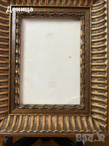 Дървена рамка за спомени♥️ Има едно малко нараняване, което се вижда на повечето снимки и се намира , снимка 3 - Други - 54141946
