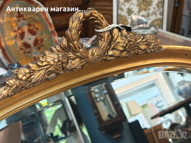 ✨ Антикварно кристално огледало , снимка 3 - Огледала - 54606641