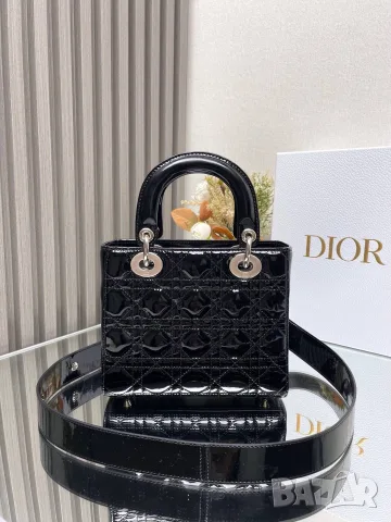 Christian Dior Lady Dior Mini – 20 см, снимка 5 - Чанти - 55417340