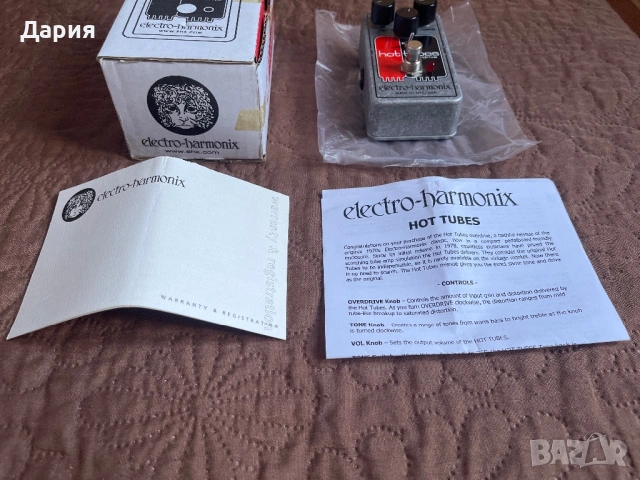 Electro-Harmonix Hot Tubes overdrive, снимка 7 - Други - 54902463