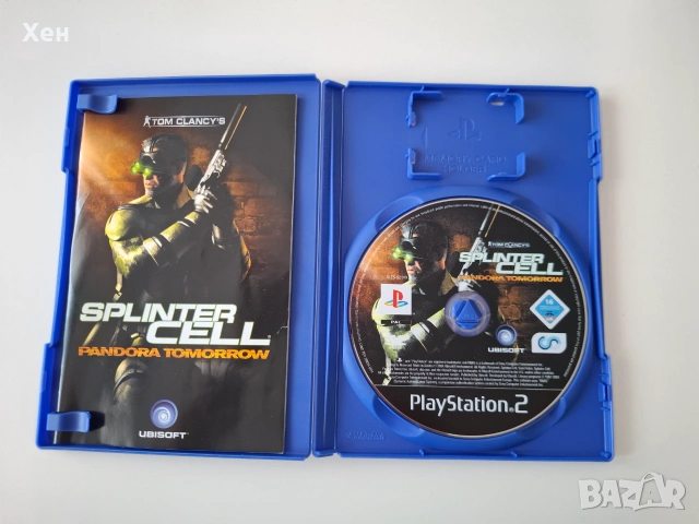Tom Clancy's Splinter Cell: Pandora Tomorrow PS2 Playstation 2, снимка 3 - Игри за PlayStation - 55182215