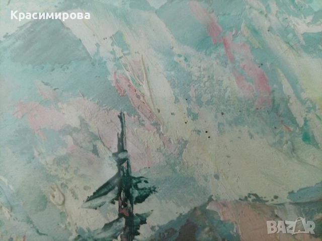 Картина, масло върху платно, снимка 5 - Картини - 54006958