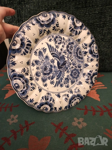 Delft оригинална порцеланова чиния за стена , снимка 2 - Декорация за дома - 55002771