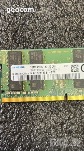 16GB (1x16GB) DDR4 Samsung (PC4-2666V,CL-17), снимка 2 - RAM памет - 55007649