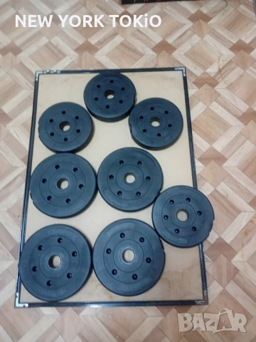 ТЕЖЕСТИ  ДИСКОВЕ  ЗА ФИТНЕС, снимка 4 - Фитнес уреди - 54024052