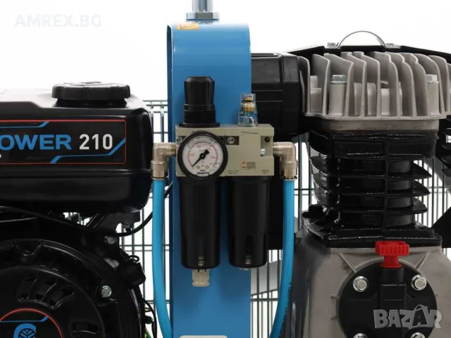Бензинов компресор Campagnola – 554 л/мин, 11 bar, 7 HP, снимка 4 - Компресори - 55380833