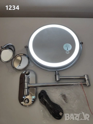 Лед козметично огледало, снимка 3 - Огледала - 53950737