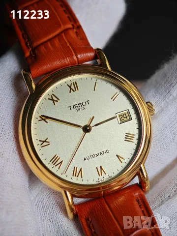 Tissot Carson Automatic 35.5 mm 18K Yellow Gold, снимка 4 - Мъжки - 55675036