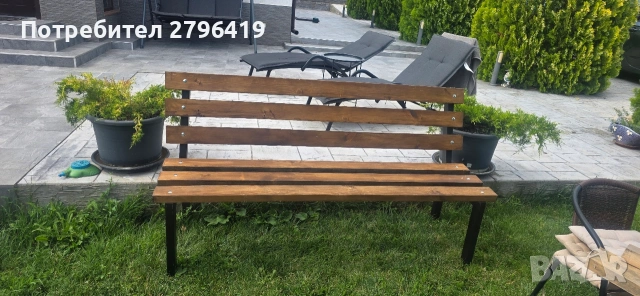 градинска пейка , снимка 2 - Градински мебели, декорация  - 54963232