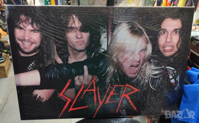 Slayer 1985-картина в рамка