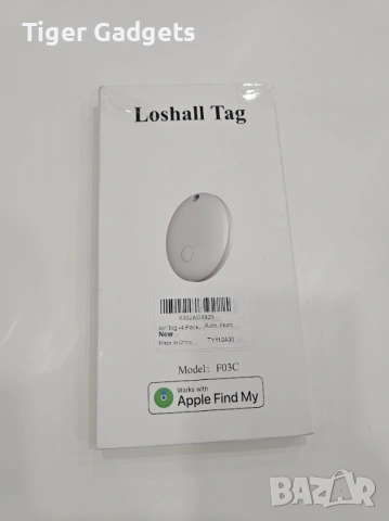 LOSHALL Smart Tags F03C – комплект 4 броя тракери за Apple Find My + аксесоари, снимка 7 - Аксесоари за Apple - 54490280