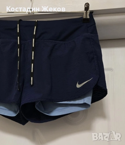  Дамски оригинални къси панталони със клинче. Nike DRI FIT RUNING. Като нови., снимка 3 - Къси панталони и бермуди - 54962840