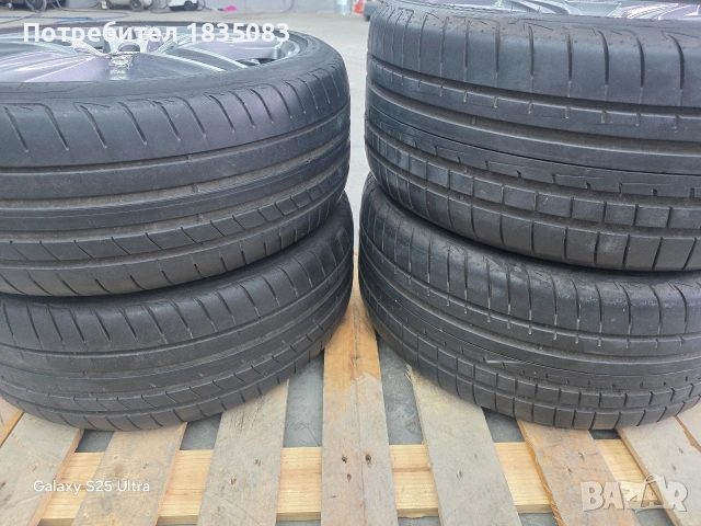 Лети джанти 19ки 5х112 Mercedes AMG + летни гуми GoodYear, снимка 12 - Гуми и джанти - 54528553