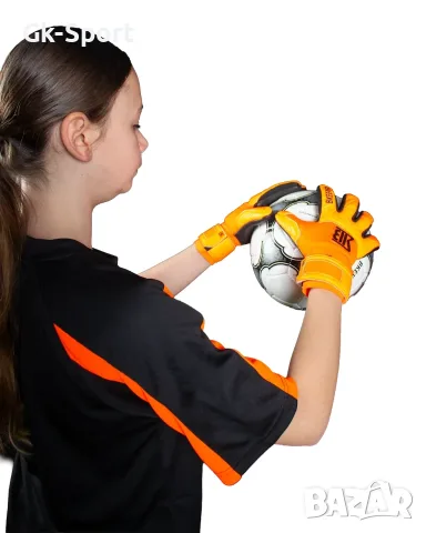 Вратарски ръкавици Bkeeper FLASH #26 Orange размер 4,5, снимка 3 - Футбол - 55306351