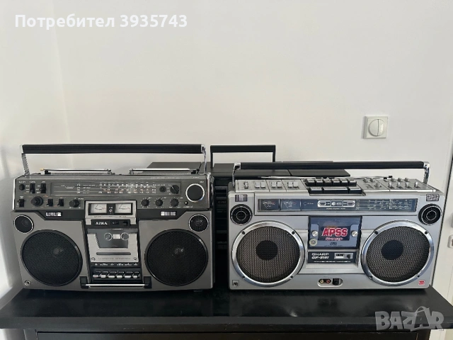 Aiwa 950A , Sharp GF 9191 boombox 