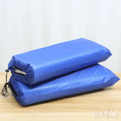 Постелка за къмпинг с двойно алуминиево покритие 150 см x 200 см, снимка 3 - Къмпинг мебели - 55321496