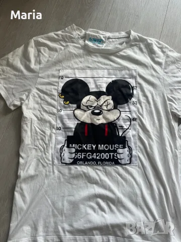 Комплект тениски за него и нея Mickey & Minnie Mouse, снимка 2 - Тениски - 55586591