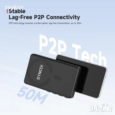 Диктофон с изкуствен интелект и 64GB памет, управление чрез приложение за цифров диктофон