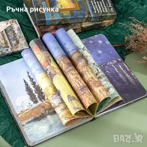 Бележник с репродукции на класически картини на Ван Гог /твърди корици/., снимка 7 - Други - 53971436
