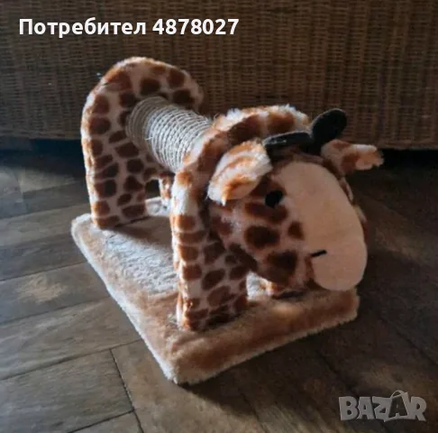 Драскалка за котка във формата на жираф, снимка 5 - За котки - 55674445