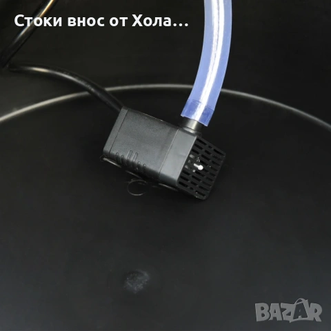 Дървена декоративна водна помпа-фонтан, 2 нива, ела Outsunny , снимка 8 - Градински мебели, декорация  - 55285218
