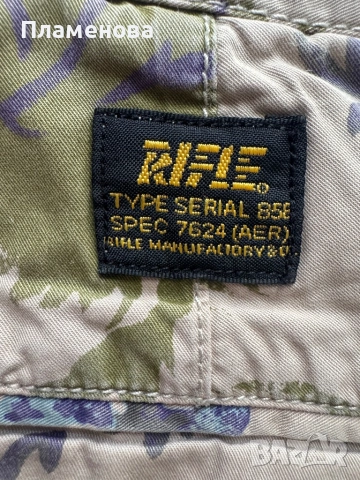 Мъжки къси панталони RIFLE - 34 размер, снимка 5 - Къси панталони - 54854312