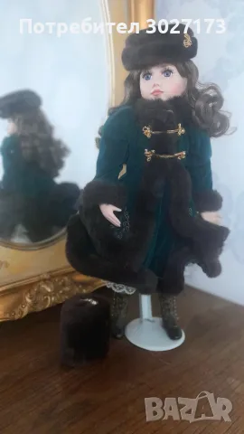 Порцеланова кукла Катрин Роуз от Heirloom Doll на Franklin Mint, снимка 2 - Колекции - 55568127