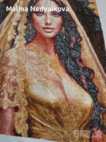 Продава се гоблен ,,Пясъчна принцеса", снимка 6 - Гоблени - 54126974