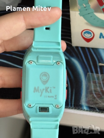 Детски часовник Myki watch с локация червено син, снимка 4 - Други - 55333702