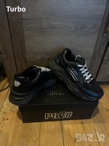 Plein Sport Runner 42 - SIPS1009 Black - Оригинални с кутия, снимка 6 - Спортно елегантни обувки - 55543138