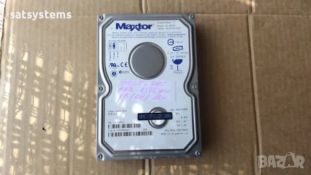  Хард диск Maxtor DiamondMax 10 6L160P0 160GB IDE Ultra-ATA/133, снимка 2 - Твърди дискове - 55703258