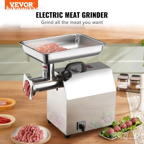 VEVOR Месомелачка 1100 W Многофункционална електрическа месомелачка 180 кг/ч НОВА, снимка 7 - Месомелачки - 54899420