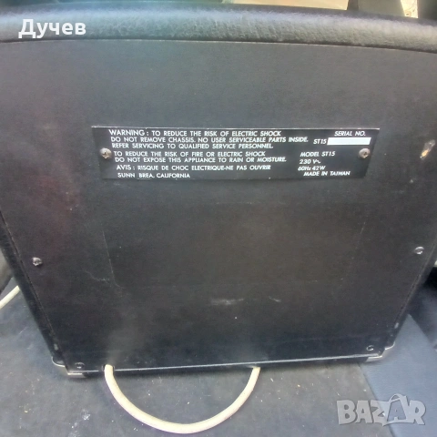 Китарен усилвател Sunn Mustang, снимка 3 - Китари - 55171190