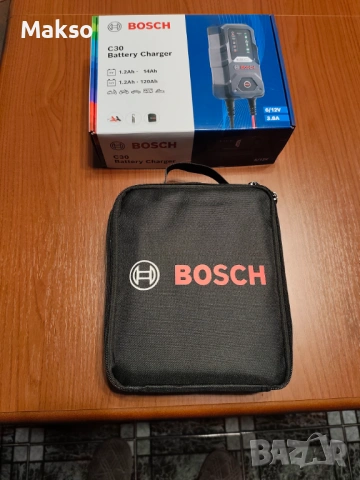 Смарт зарядно устройство за акумулатор BOSCH C30 6V 12V, снимка 3 - Аксесоари и консумативи - 54393547