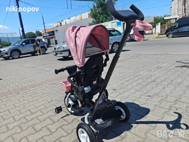 BYOX Детска триколка Flexy LUX розов, снимка 8 - Детски велосипеди, триколки и коли - 55440169